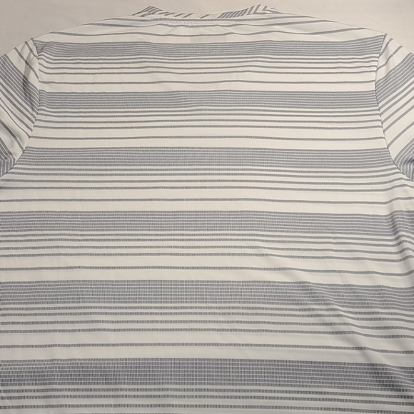 Alfani stretch V-neck geo white t-shirt - Picture 13 of 16